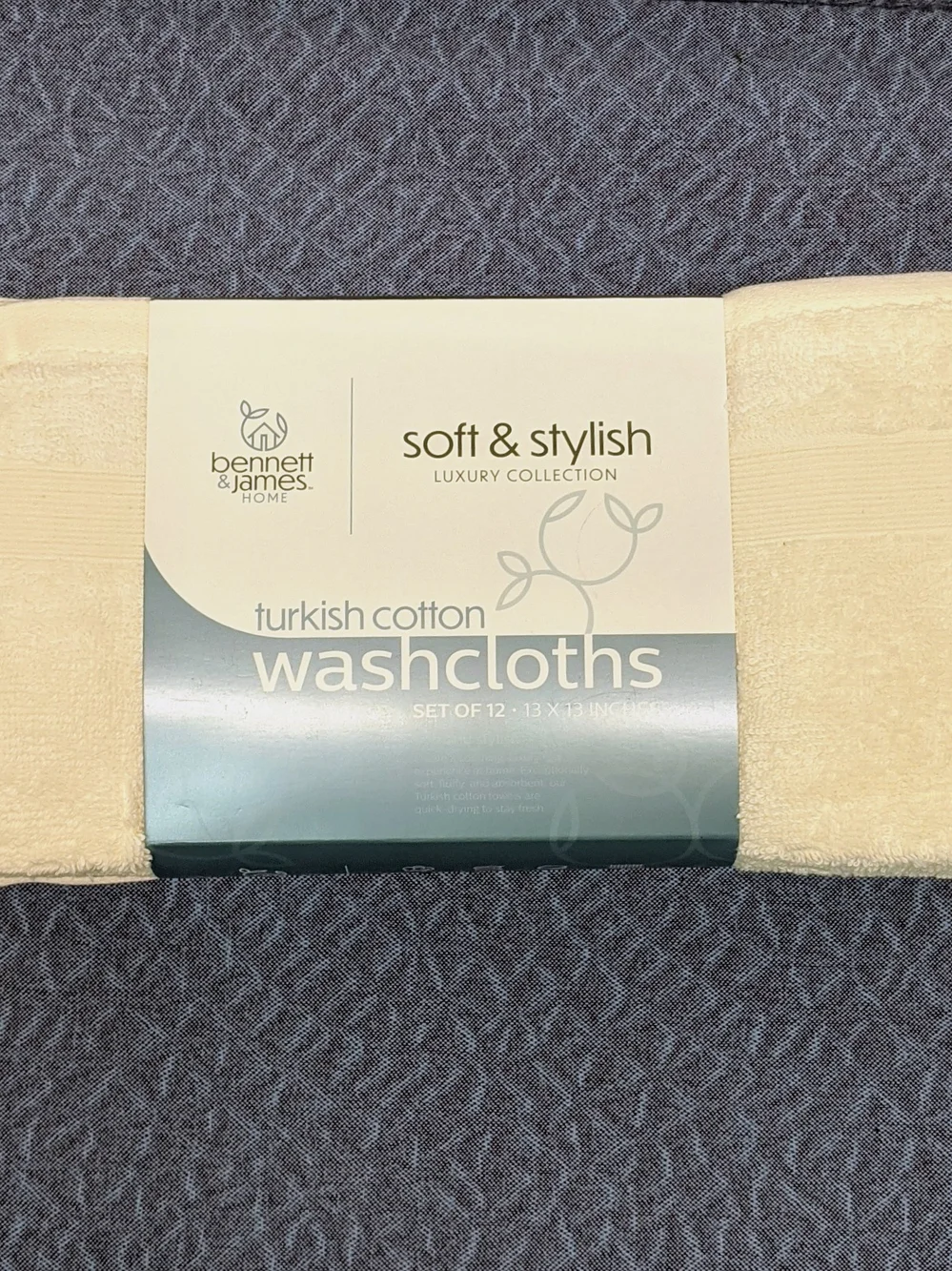 Brand New • Turkish Cotton Washcloths • Bennett & James Home